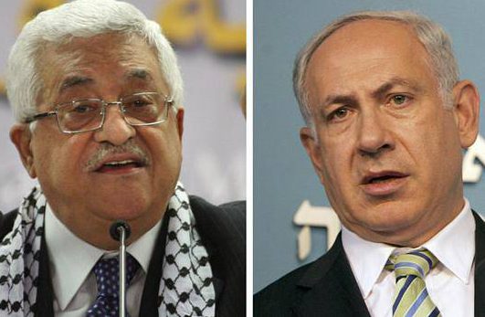 Mahmoud Abbas e Benjamim Netanyahu