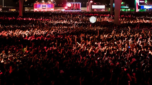 O público no sexto dia do Rock in Rio, em 01/10/2011