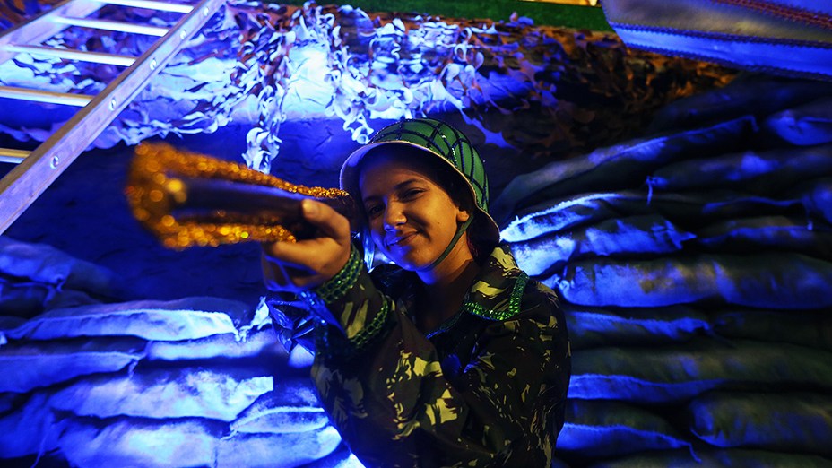 Mancha Verde abre os desfiles das escolas de samba do Grupo Especial paulistano, na noite desta sexta-feira (13) no Sambódromo do Anhembi, na Zona Norte de São Paulo