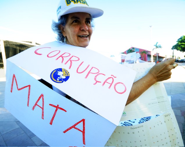 Na cidade do Recife, a 4ª marcha contra corrupção