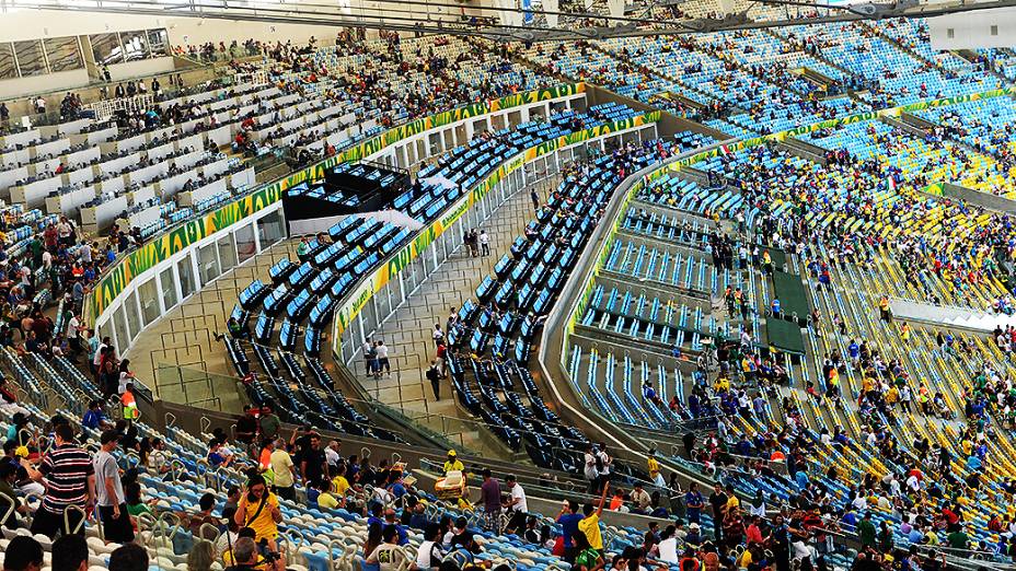 Torcedores voltam ao Maracanã e Itália vence o México pela Copa das Confederações