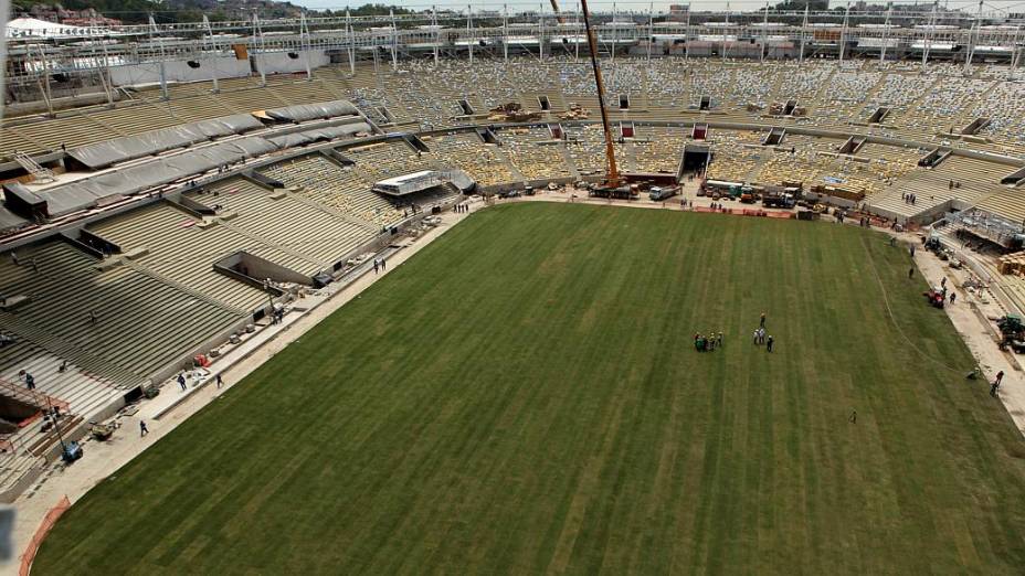 Maracanã: novo gramado foi plantado e depende apenas de manutenção até a estreia na Copa das Confederações