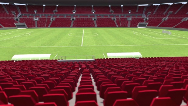 As novas cadeiras vermelhas do Maracanã: transformação radical no visual do interior do estádio