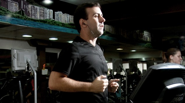 Marcelo Freixo, do PSOL: corridas na esteira ajudaram a perder 10 quilos, depois de um período em que foi forçado a parar os exercícios