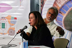 Márcia Lins e Ícaro Moreno apresentam o projeto