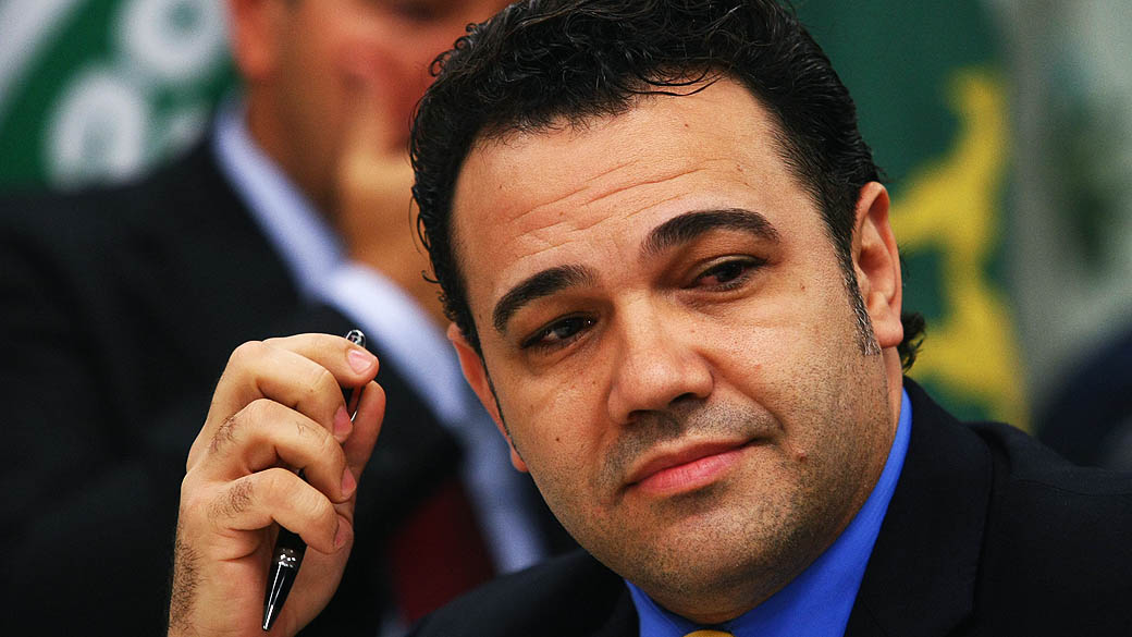Marco Feliciano durante reunião da Comissão de Direitos Humanos e Minorias da Câmara dos Deputados
