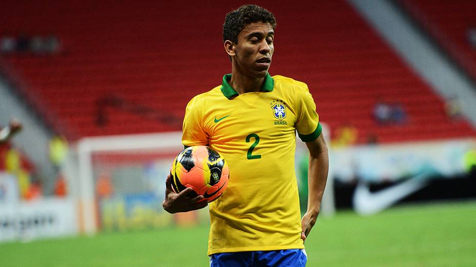 Marcos Rocha durante o amistoso entre Brasil e Austrália no estádio Mané Garrincha em Brasília