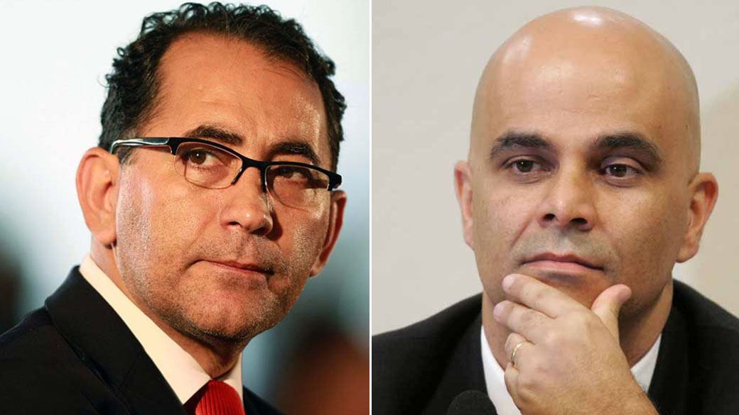 O petista e ex-deputado João Paulo Cunha e o empresário Marcos Valério foram condenados em processo ligado ao mensalão