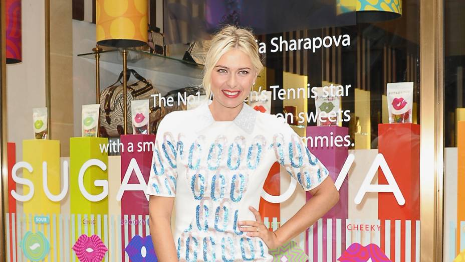 Maria Sharapova lança sua marca de doces chamada Sugarpova