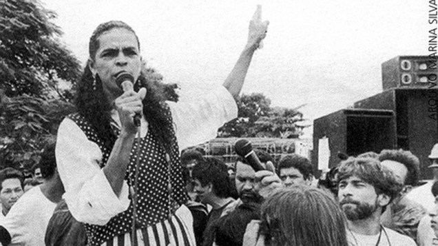 Em 1994, Marina Silva milita no Acre, sendo eleita senadora no mesmo ano