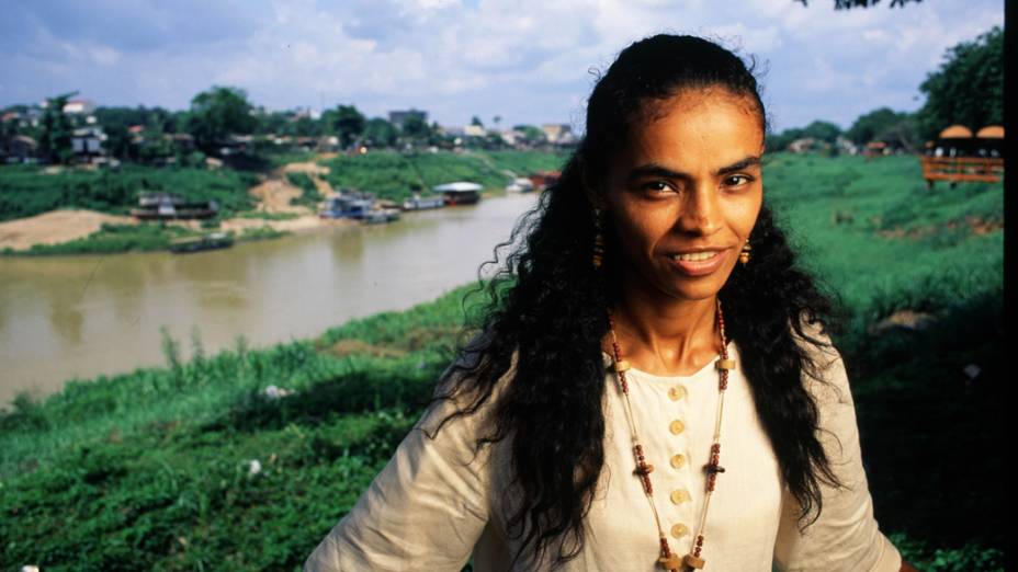 A senadora Marina Silva, em 1994
