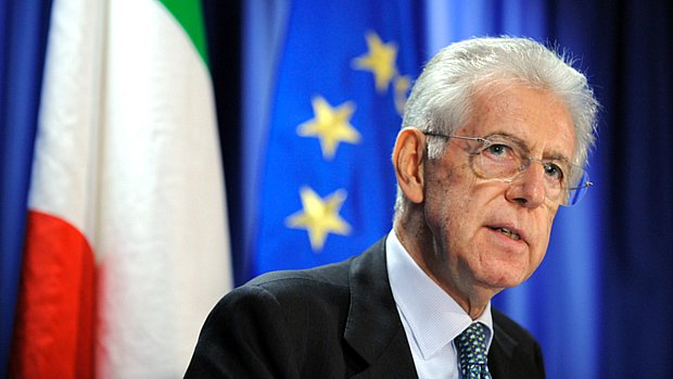 Mario Monti, ex-comissário europeu e atual premiê italiano