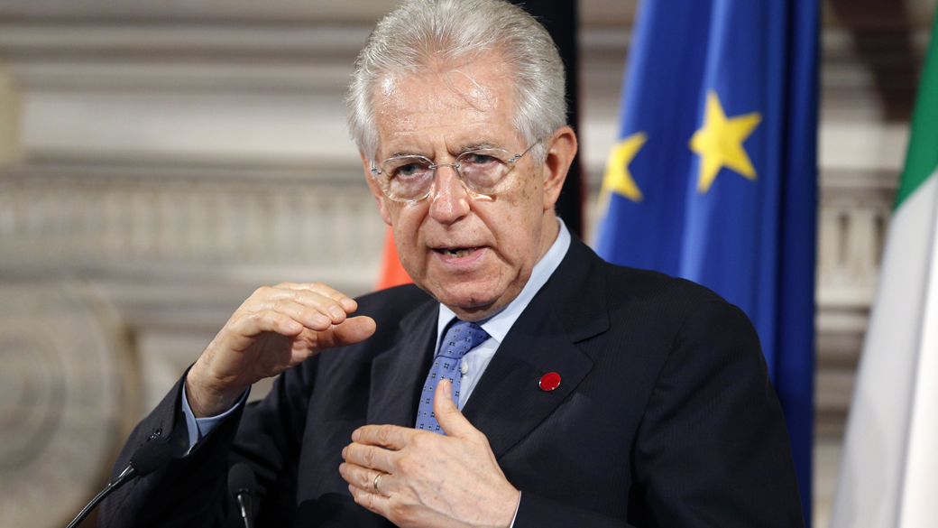 Mario Monti, primeiro-ministro italiano: desde o ano passado ele corta gastos e aumenta impostos para conter a dívida do país.