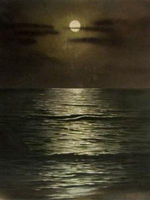 'Maritime Nocturno', o quadro pintado por Adolf Hitler
