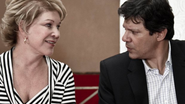 Frente a frente: Marta Suplicy e Fernando Haddad participaram de encontro na zona leste de São Paulo