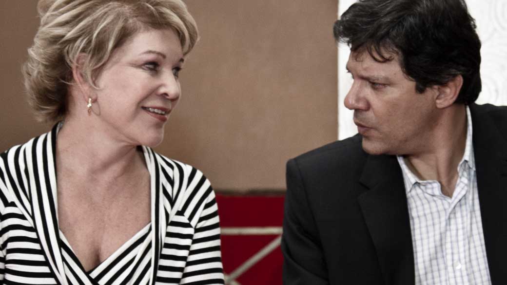Marta Suplicy e Fernando Haddad – ela já avisou: quer disputar a prefeitura