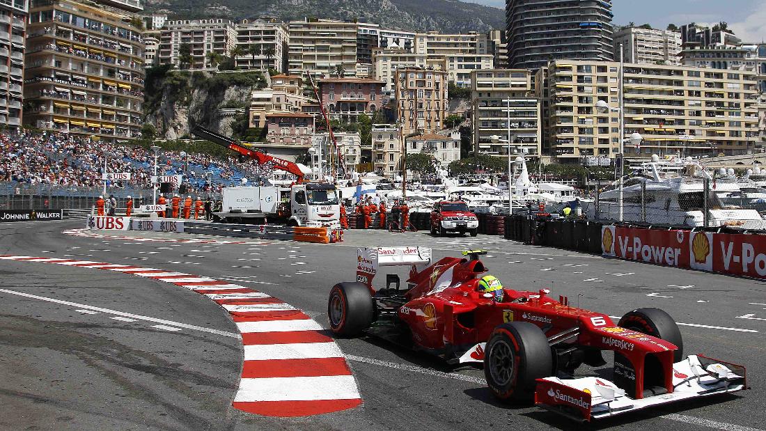 Massa nos treinos para o GP de Mônaco