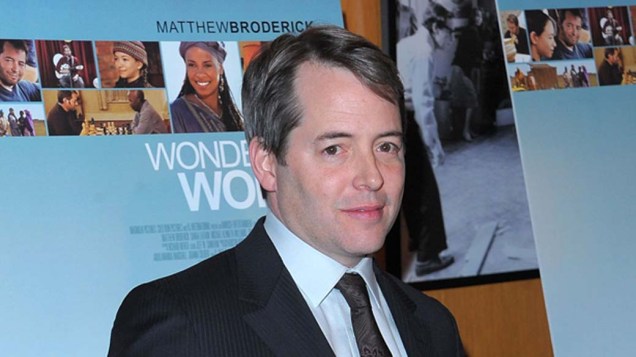 Matthew Broderick em Première do filme "Wonderful World" de 2010, no Estados Unidos