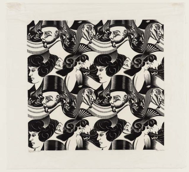 Oito cabeças, 1922. Xilogravura 32,5 x 34 cm