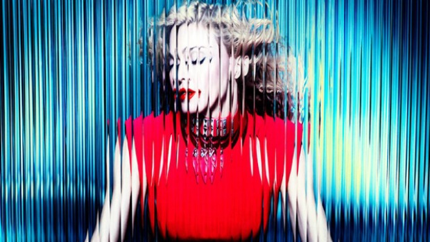 Madonna na capa do disco 'MDNA'