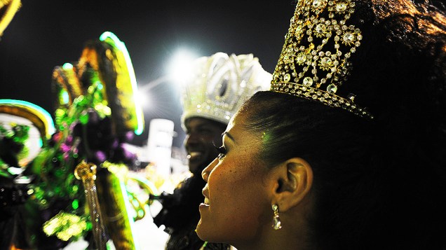Desfile da Vai-Vai no primeiro dia do carnaval de São Paulo