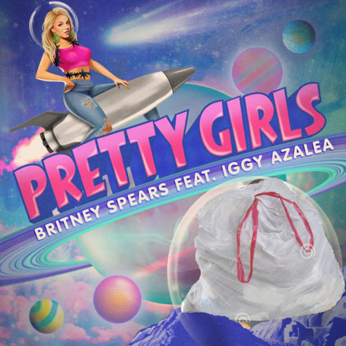 Meme coloca um saco plástico no lugar de Iggy Azalea, na imagem do single Pretty Girls