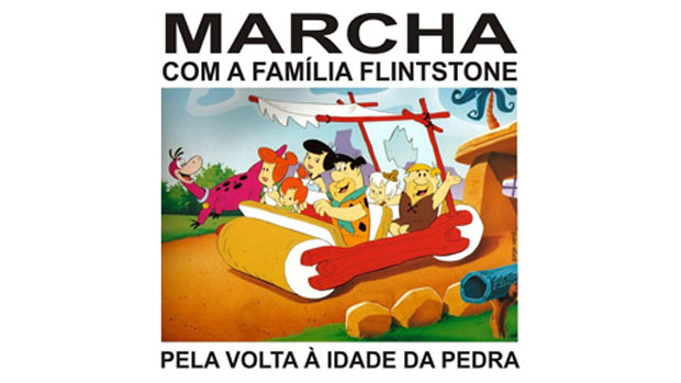 Os Flintstones também entraram no meme da Marcha pela Família