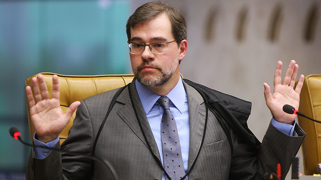 José Antonio Dias Toffoli durante julgamento do mensalão, em 13/09/2012