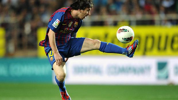 Messi fez o segundo gol da vitória do Barcelona