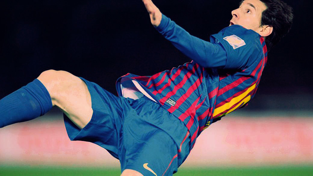 Messi, do Barcelona, na semifinal do Mundial de Clubes da Fifa em Yokohama, no Japão