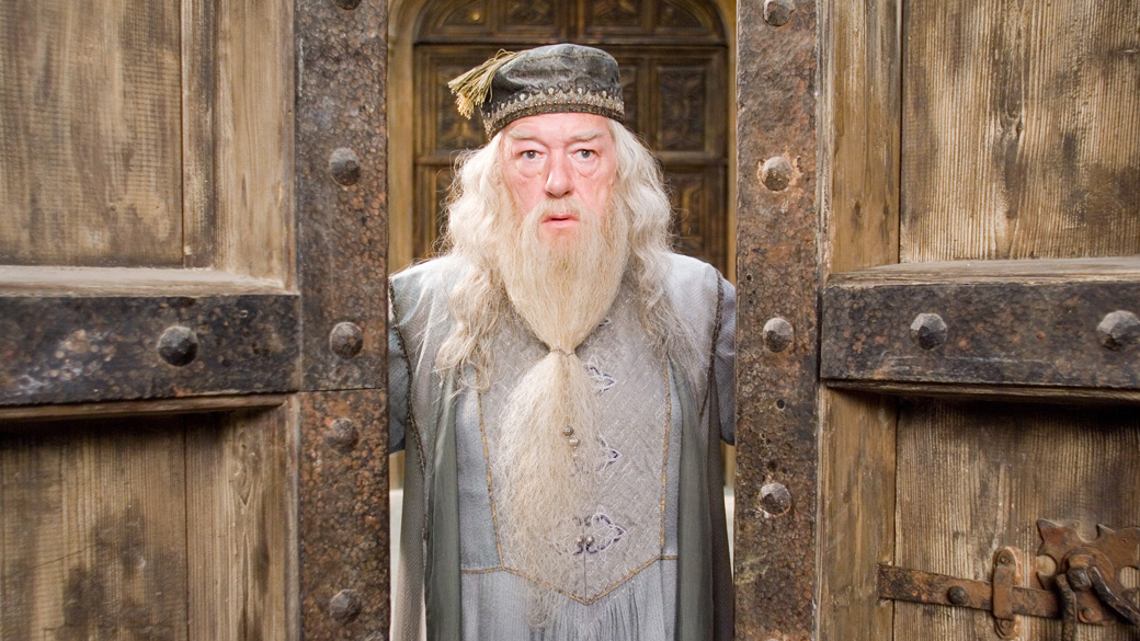 Michael Gambon como Alvo Dumbledore em 'Harry Potter e a Ordem da Fênix'