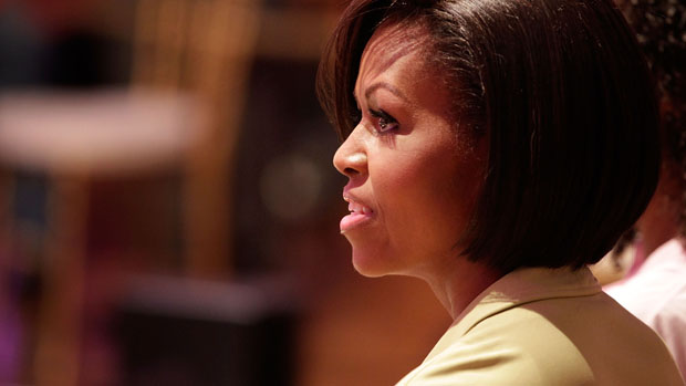 A primeira-dama dos Estados Unidos, Michelle Obama: popularidade maior que a do marido