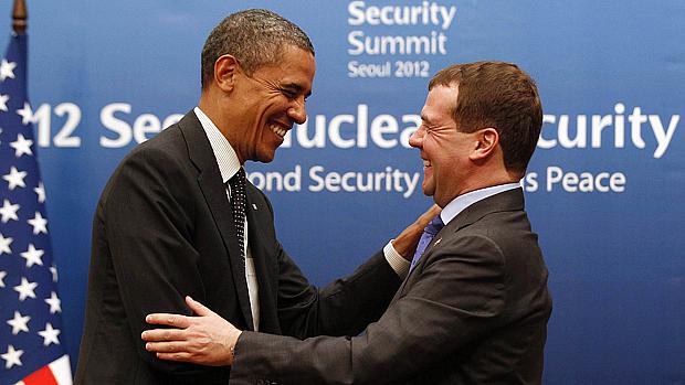 Barack Obama e Dimitri Medvedev
