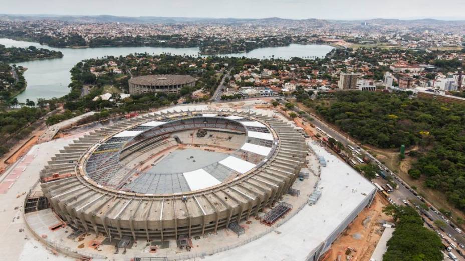 Mineirão: as obras em outubro de 2012