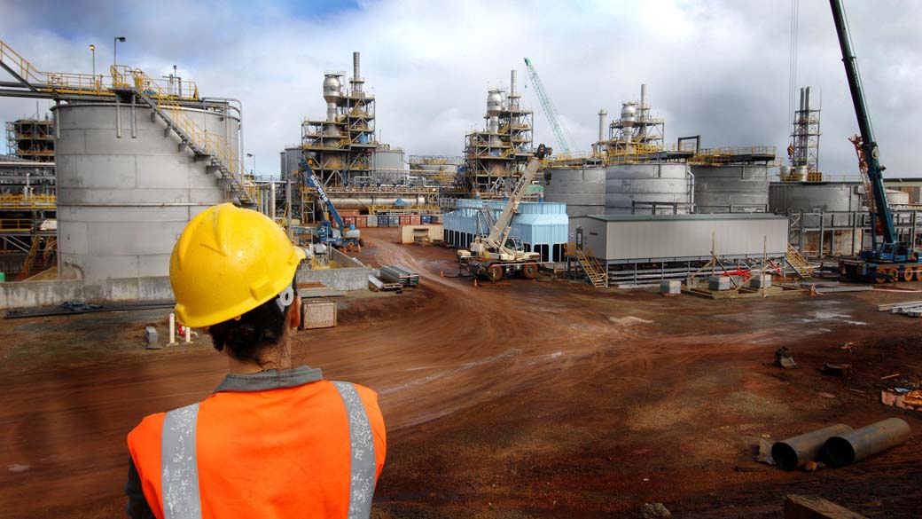 Projeto de mineração de níquel da Vale, Goro, em Nova Caledônia, Brasil