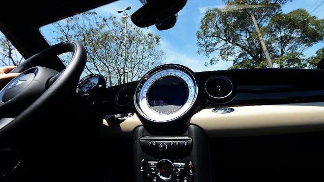 Interior do Mini Cooper S Roadster