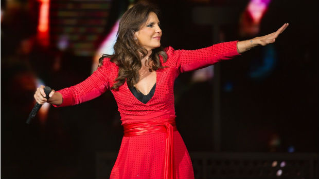 A cantora Ivete Sangalo se apresenta na American Airlines Arena, em Miami