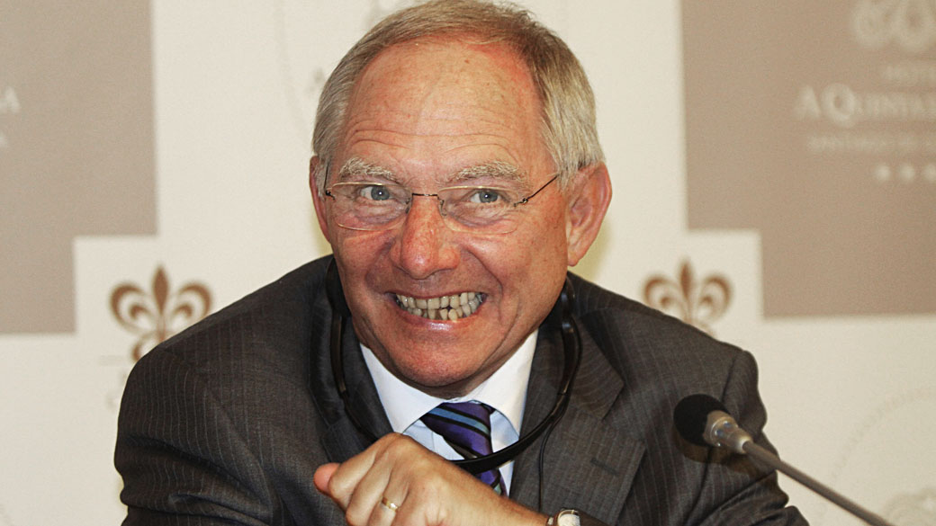 Ministro de Finanças alemão, Wolfgang Schaeuble