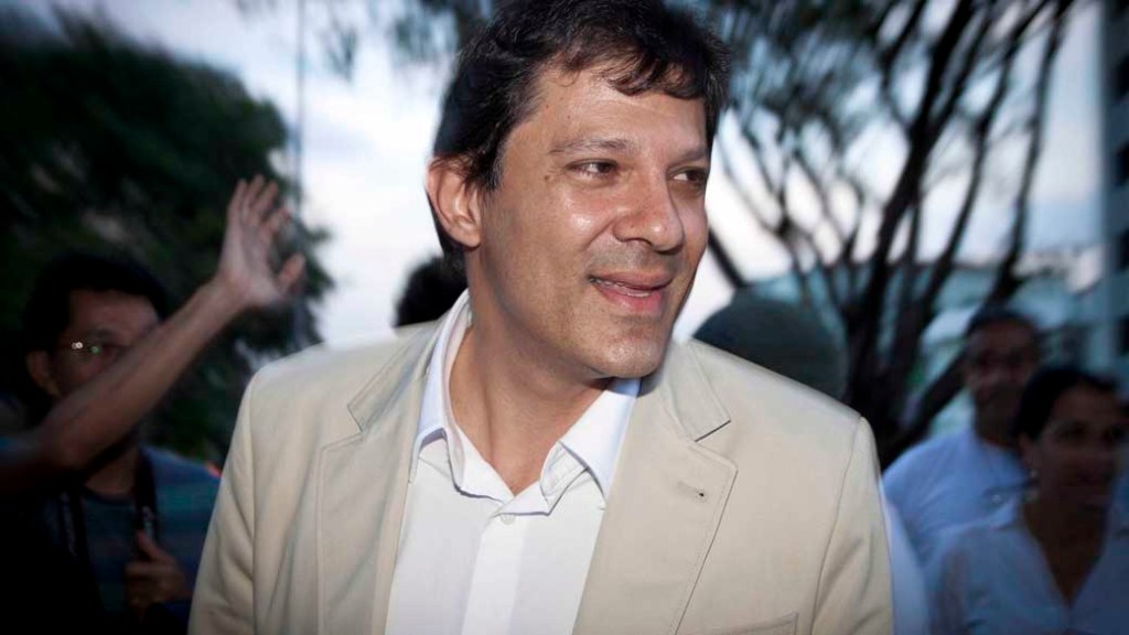 O pré-candidato do PT à Prefeitura de São Paulo, Fernando Haddad