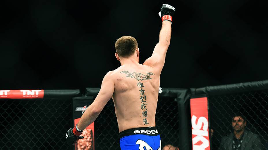 Stipe Miocic vence o brasileiro Fabio Maldonado na final do TUF Brasil 3 no Ginásio do Ibirapuera em São Paulo