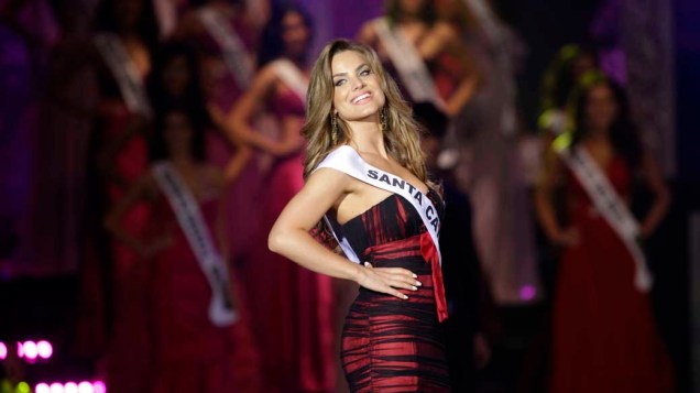 Modelo de Santa Catarina disputa o título de Miss Brasil 2011, em São Paulo