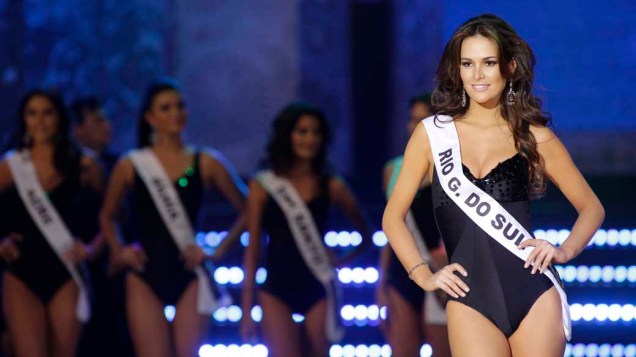 Modelo do Rio Grande do Sul disputa o título de Miss Brasil 2011, em São Paulo
