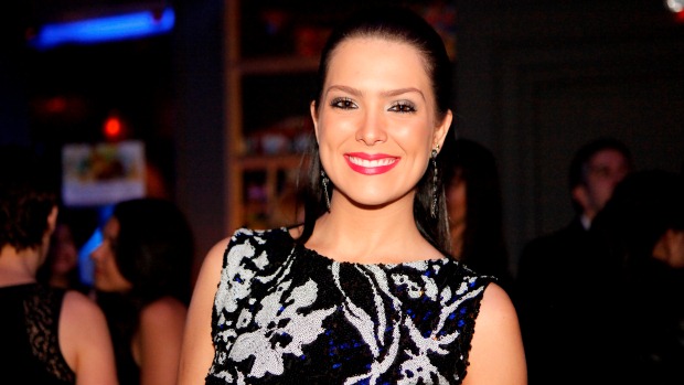 A miss Brasil 2010, Débora Lyra, em setembro de 2011