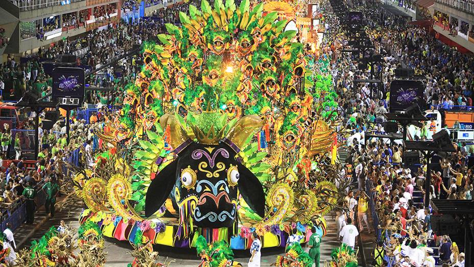 Mocidade Independente de Padre Miguel durante o Carnaval do Rio do Janeiro 2014, com o enredo "Pernambucópolis", no Sambódromo Marquês de Sapucaí