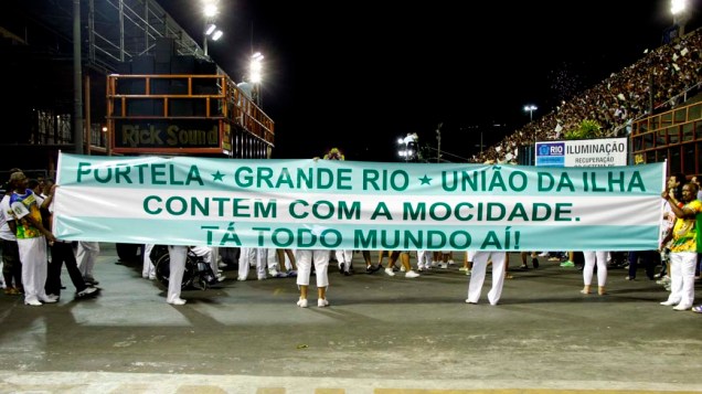 Ensaio técnico da escola de samba Mocidade na Sapucaí , Rio de Janeiro