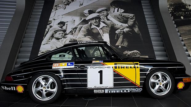 Modelo do Porsche 911 usado em corridas