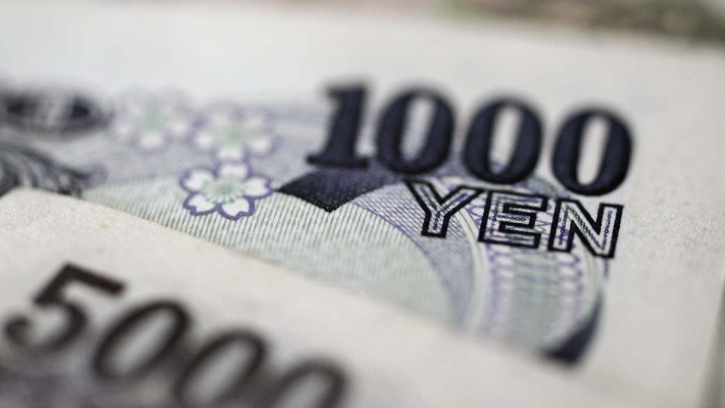 Cédula da moeda japonesa iene