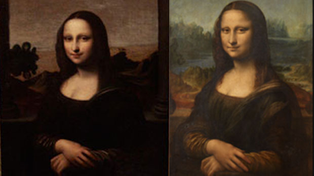 Versão mais jovem de 'Monalisa' (à esquerda) é apresentada pela Fundação Mona Lisa, na Suíça