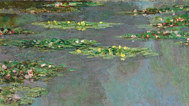 Quadro da série "Nenúfares", do pintor francês Claude Monet