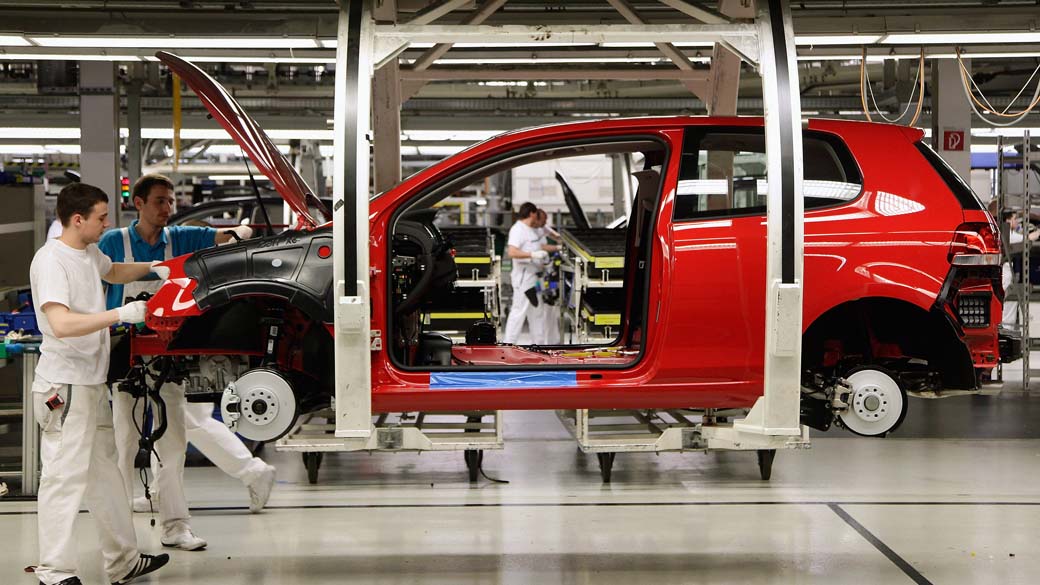 Na Alemanha, a produção industrial recuou 1% em agosto na comparação com julho
